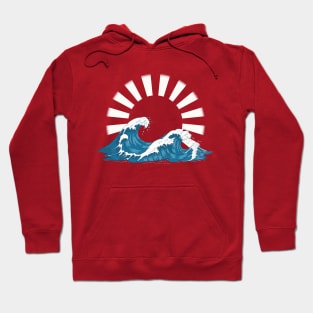 Japanese Waves Hoodie